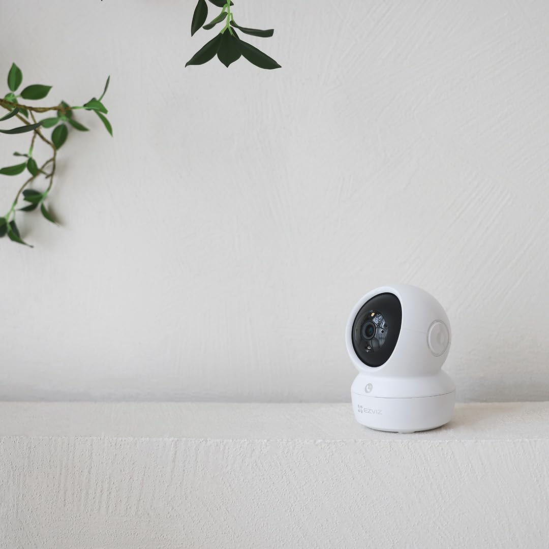 H6c Pro 2K (3MP) Smart Home Camera with 360° Pan & Tilt, Color Night Vision, and AI Motion Detection, White