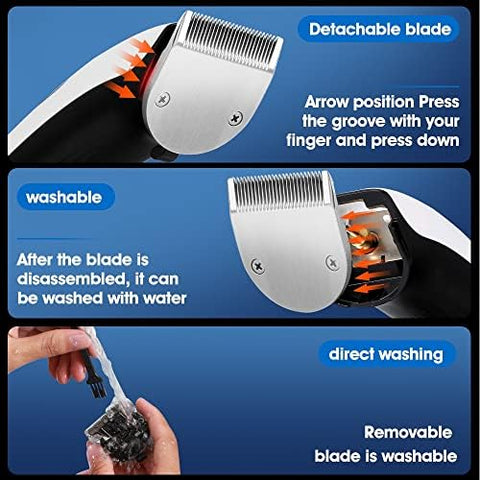 Bomidi L1 Electric Hair Clipper LCD Display Rechareable Razor Trimmer 7000rpm Adjustable Speed Shaver Type-C Charging - Black