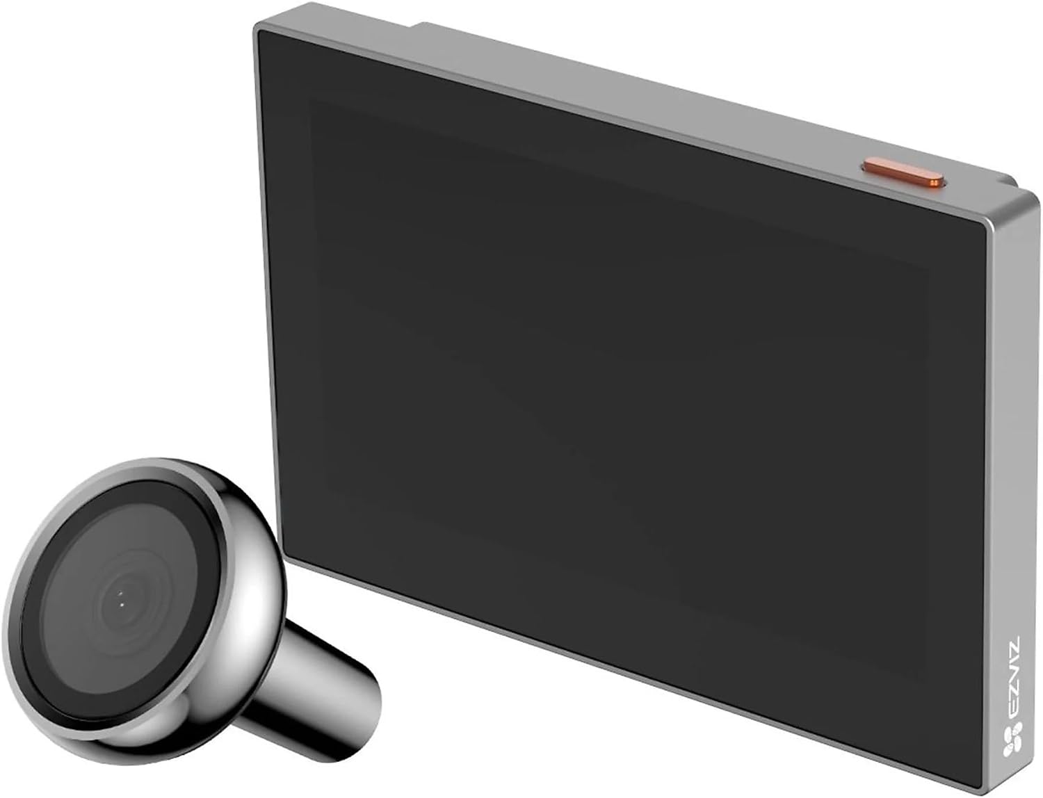 EZVIZ Digital Door Viewer Camera with LCD Display Screen, Wire-Free Peephole HP2 -SILVER
