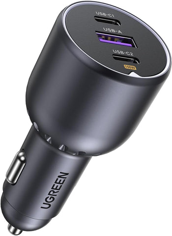 UGREEN Auto-snellader met 3 poorten 130W EC705
