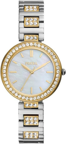 Fossil Karli Three-Hand Two-Tone Stainless Steel Watch - BQ3884