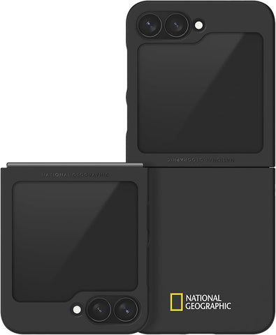 National Geographic Slim Fit Case V3 (Galaxy Z Flip Series) Galaxy Z Flip 6 Small Logo - Black