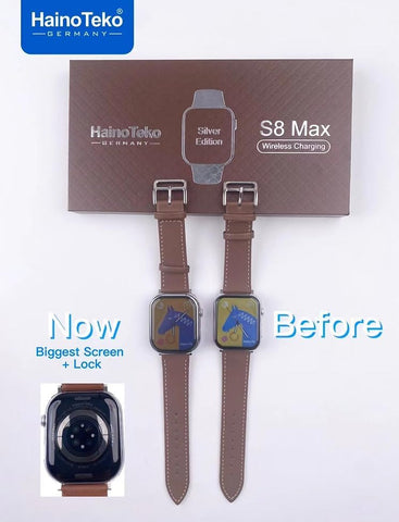 Generic Haino Teko Germany S8-Max Smart Watch Sliver Edition with Wireless Charging