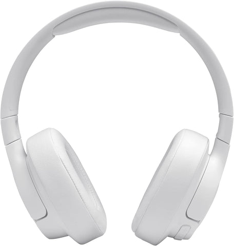 JBL Tune 720BT Wireless Over-Ear Headphones, Pure Bass Sound, Bluetooth 5.3, 76H Battery, Hands-Free Call, Multi-Point Connection, Foldable, Detachable Audio Cable - White, JBLT720BTWHT