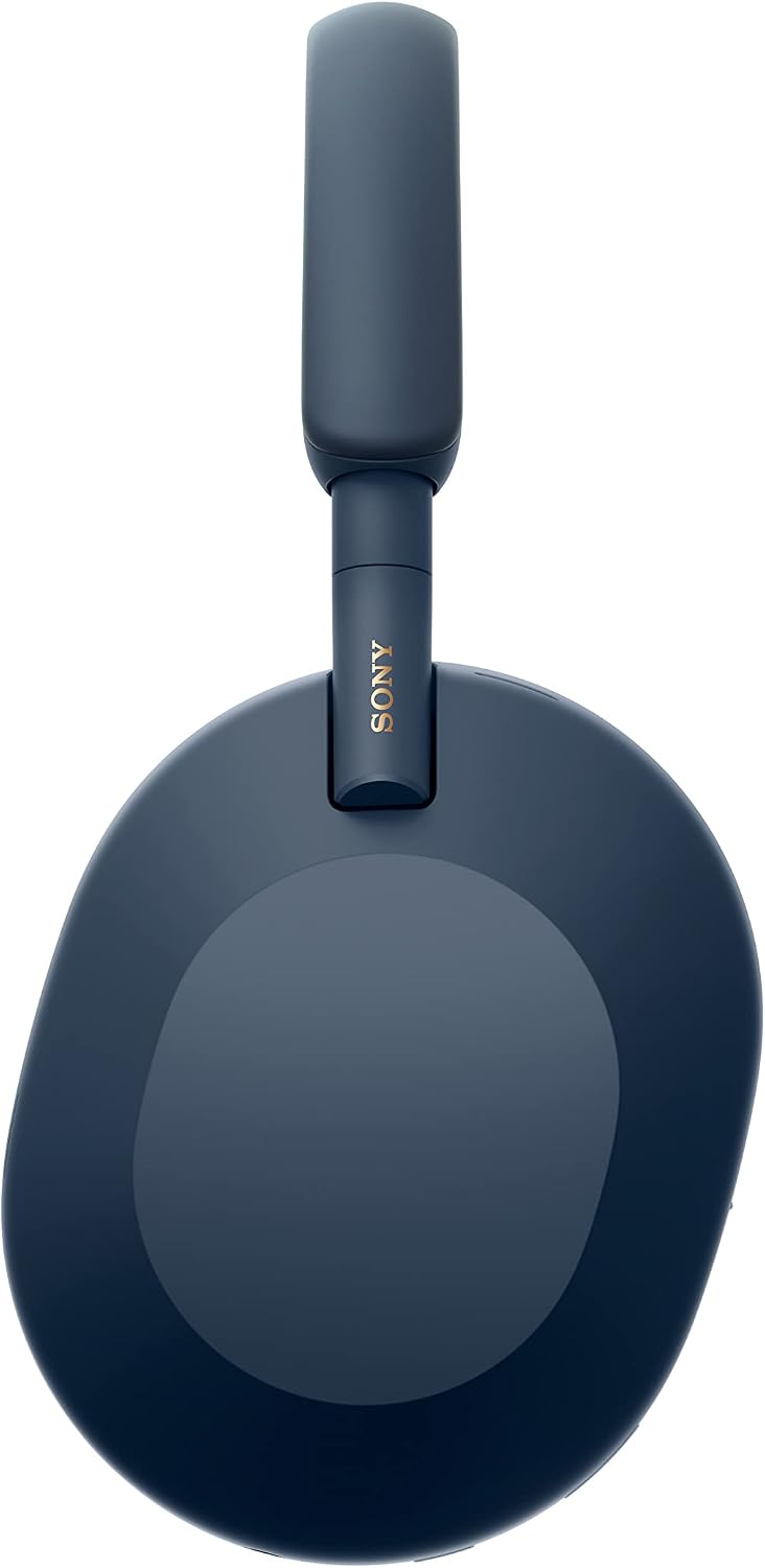Sony WH-1000XM5 Wireless Noise Cancelling Headphones (30h Battery, Touch Sensor, Quick Charge Function, Optimised for Amazon Alexa, Headset with Microphone) Midnight Blue, Blue