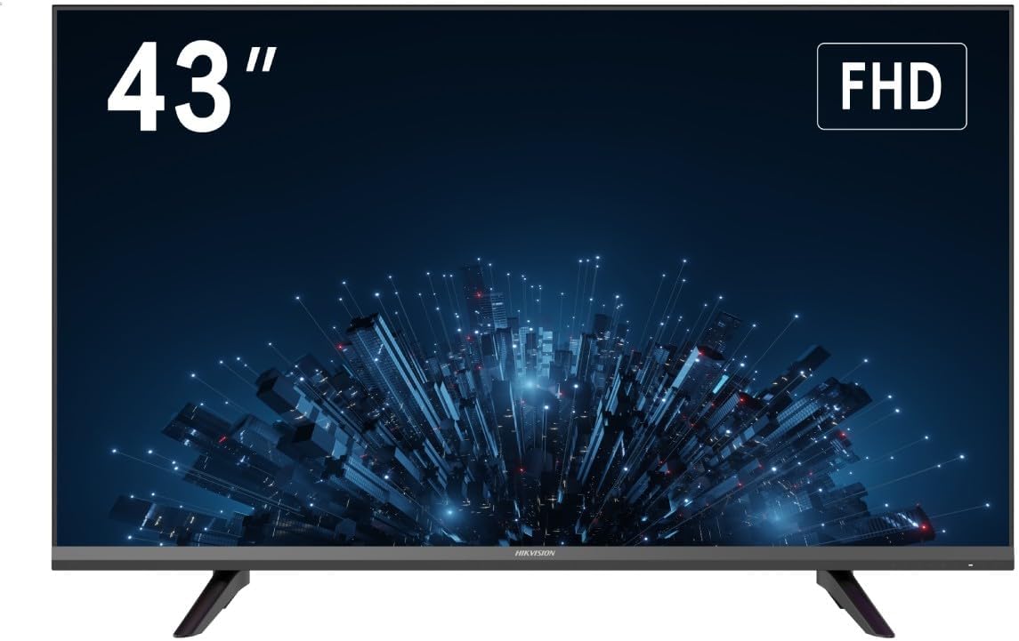 Hikvision 43-inch FHD Monitor, 1920x1080, VA Panel, DS-D5043F3-1V0S, 300cd/m2, 4000:1 Contrast, 6.5ms, 60Hz, D-LED Backlight