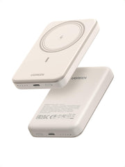 UGREEN Magsafe Power Bank 5000mAh Ultra-Mini Wireless Power Bank PD 15W | Ultra-Slim, skin-friendly, ergonomic design, flight-safe, PD 15W Wired Charging, Qi 7.5W Magnetic for iPhone 17/16/15/14/13