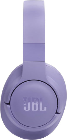 JBL Tune 720BT Wireless Over-Ear Headphones, Pure Bass Sound, Bluetooth 5.3, 76H Battery, Hands-Free Call, Multi-Point Connection, Foldable, Detachable Audio Cable - Blue, JBLT720BTBLU, Standard