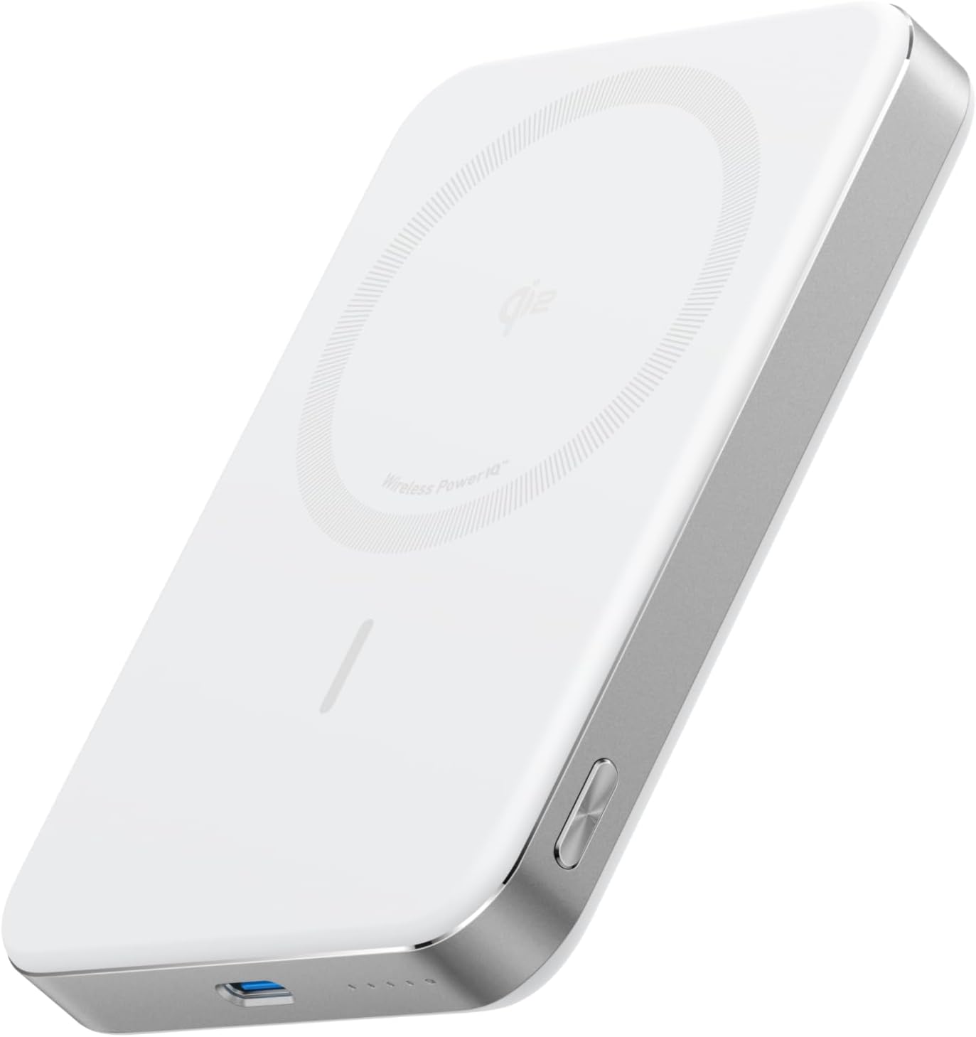 Anker MagGo Power Bank, Ultra-Slim 10,000mAh Magnetic Battery Pack, Qi2 Certified 15W Ultra-Fast MagSafe Compatible Portable Charger, Ergonomic Design, for iPhone17/16/15/14 Series, and more