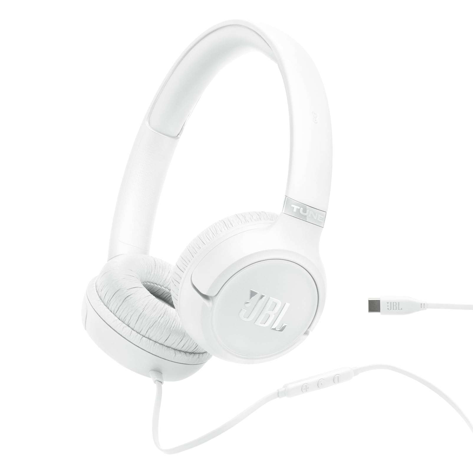 JBL Tune 520BT Wireless On-Ear Headphones, Pure Bass Sound, 57H Battery with Speed Charge, Hands-Free Call + Voice Aware, Multi-Point Connection, Lightweight and Foldable - Black, JBLT520BTBLKEU