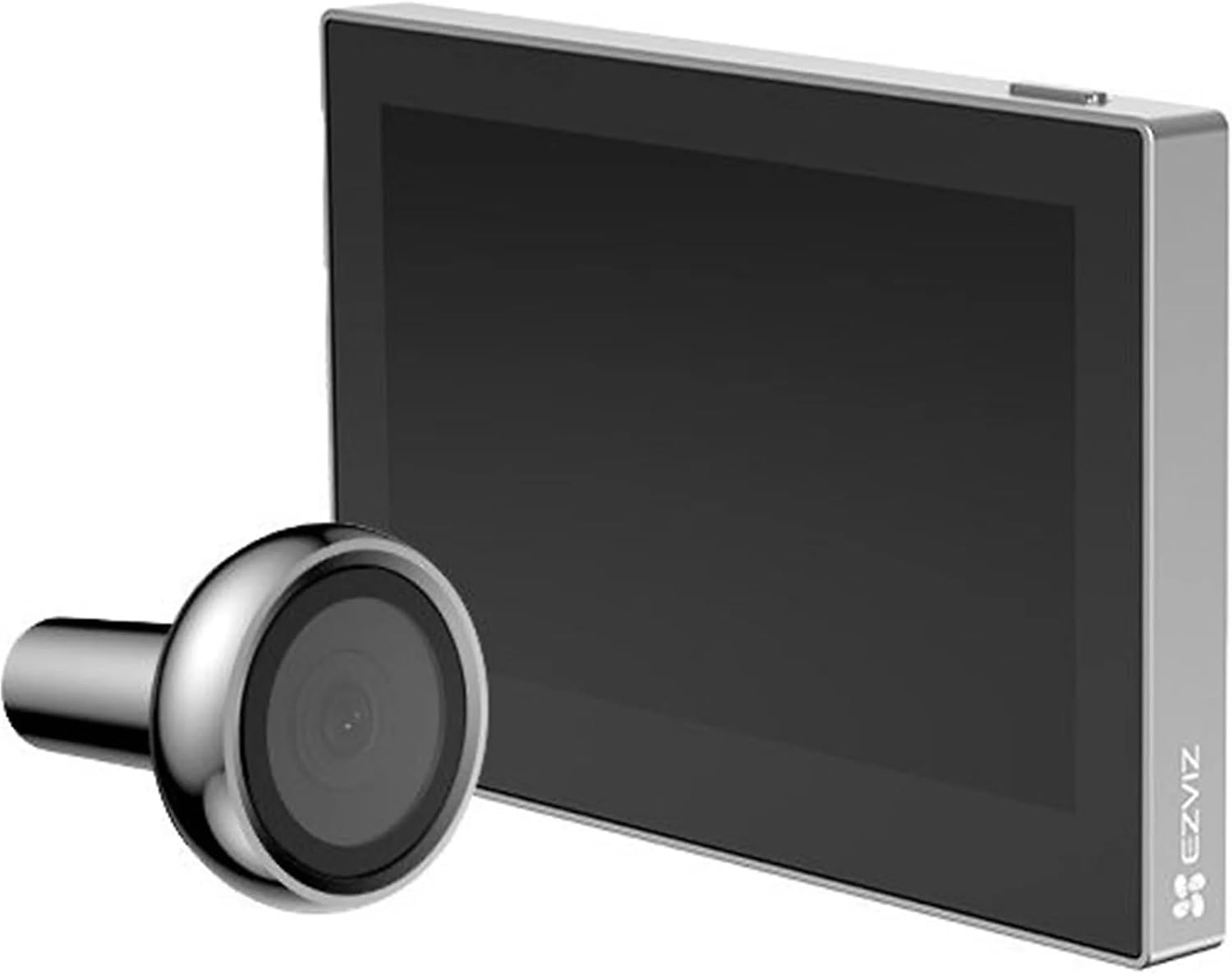 EZVIZ Digital Door Viewer Camera with LCD Display Screen, Wire-Free Peephole HP2 -SILVER