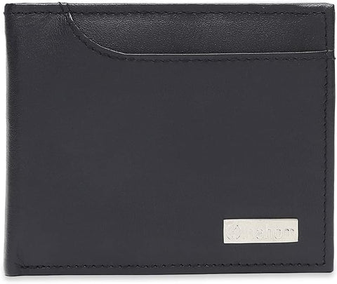 Bi-Fold Organised Wallet Flat Nappa Genuine and Smooth Leather Upper IM2021XDA0002-400-Navy Blue
