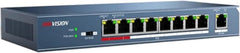 HIKVISION DS-3E0109P-E/M(B) Layer 2 100m Poe Switch, Based on Wire-speed Forwarding, Supports Ethernet Poe Power Supply & Extend Mode, Power Supply Distance Reaches 250m