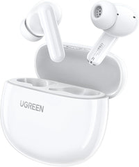 UGREEN HiTune P3 Wireless Earbuds, iPhone 16 Bluetooth 5.4 Earphones 12mm Drivers, 28H Playtime USB C Fast Charging, 2 Mics Noise Cancellation for Clear Call, IPX5 Waterproof, Dual-devices Connection