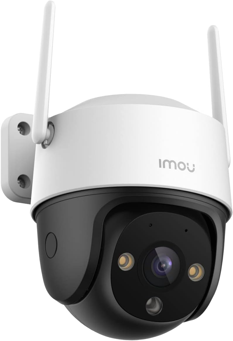 Imou 1080P Security Camera Surveillance Camera Outdoor, 360° Wi-Fi Camera for Home Smart with Human Detection Motion Tracking Two-Way Talk 30m IR Color Night Vision IP66 Water Proof Siren(Cruiser SE+)