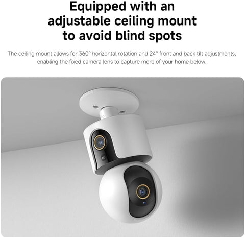 Xiaomi Smart Camera C500 Dual | 4MP+4MP | 360° Coverage | AI Human Detection | Two-Way Audio | Pet Detection | Mi Home App
