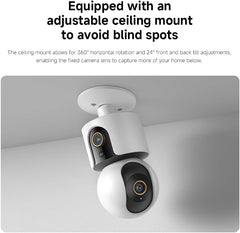 Xiaomi Smart Camera C500 Dual | 4MP+4MP | 360° Coverage | AI Human Detection | Two-Way Audio | Pet Detection | Mi Home App