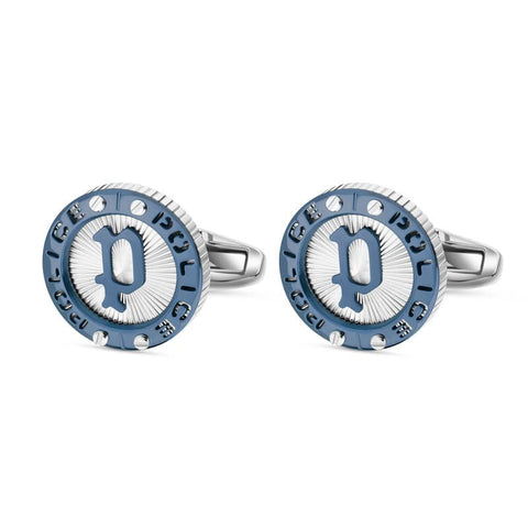 Police Stainless Steel Cufflinks for Men