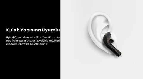 HiFuture FlyBuds3 ENC Enabled True Wireless Earphone, Black