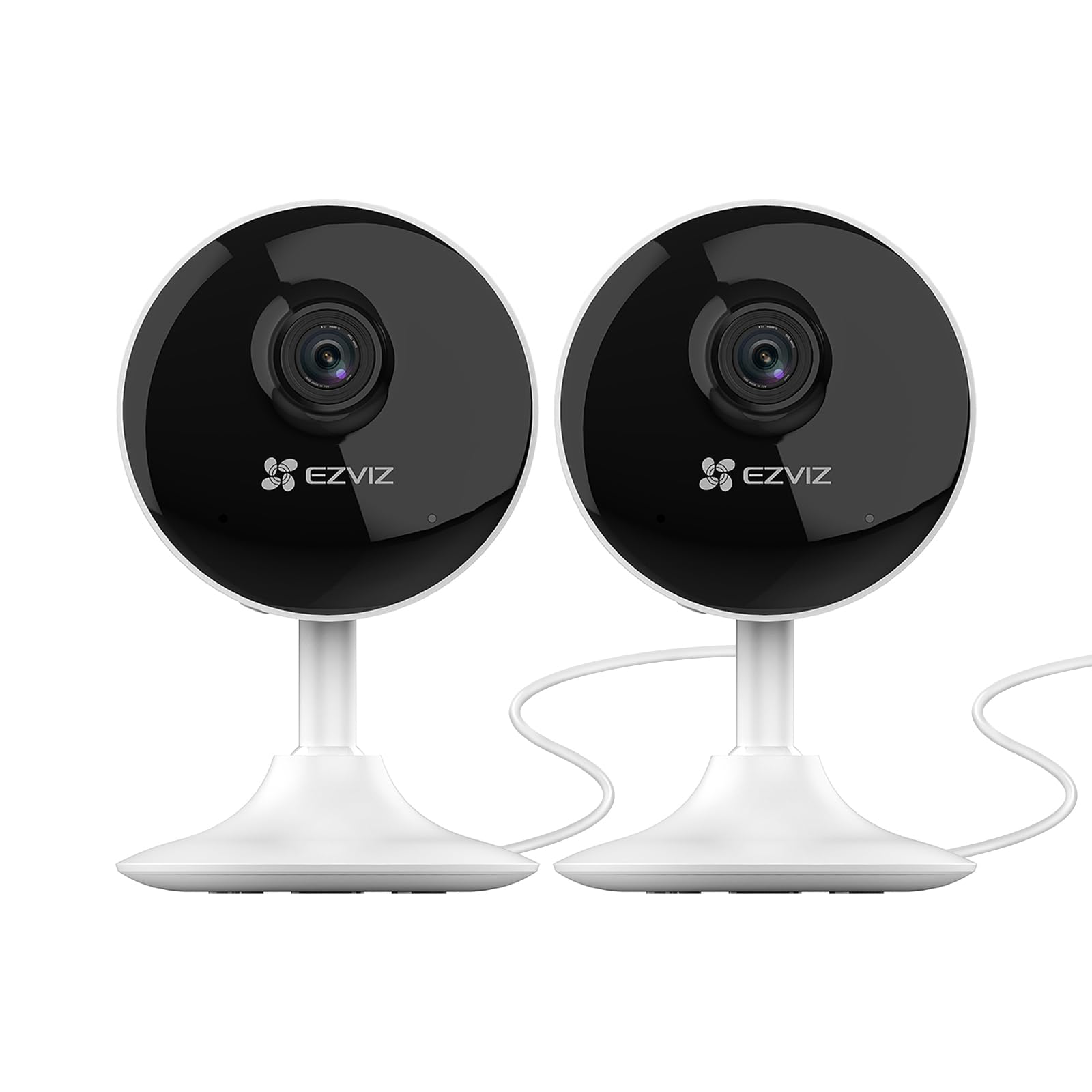 EZVIZ H1C CCTV Camera for Home, 1080p WiFi Security Camera, Baby Monitor Mini Camera with Night Vision, Two Way Talk, Sleep Mode, Sounds Alert, Magnetic Base, Motion Detection, Supports MicroSD Card
