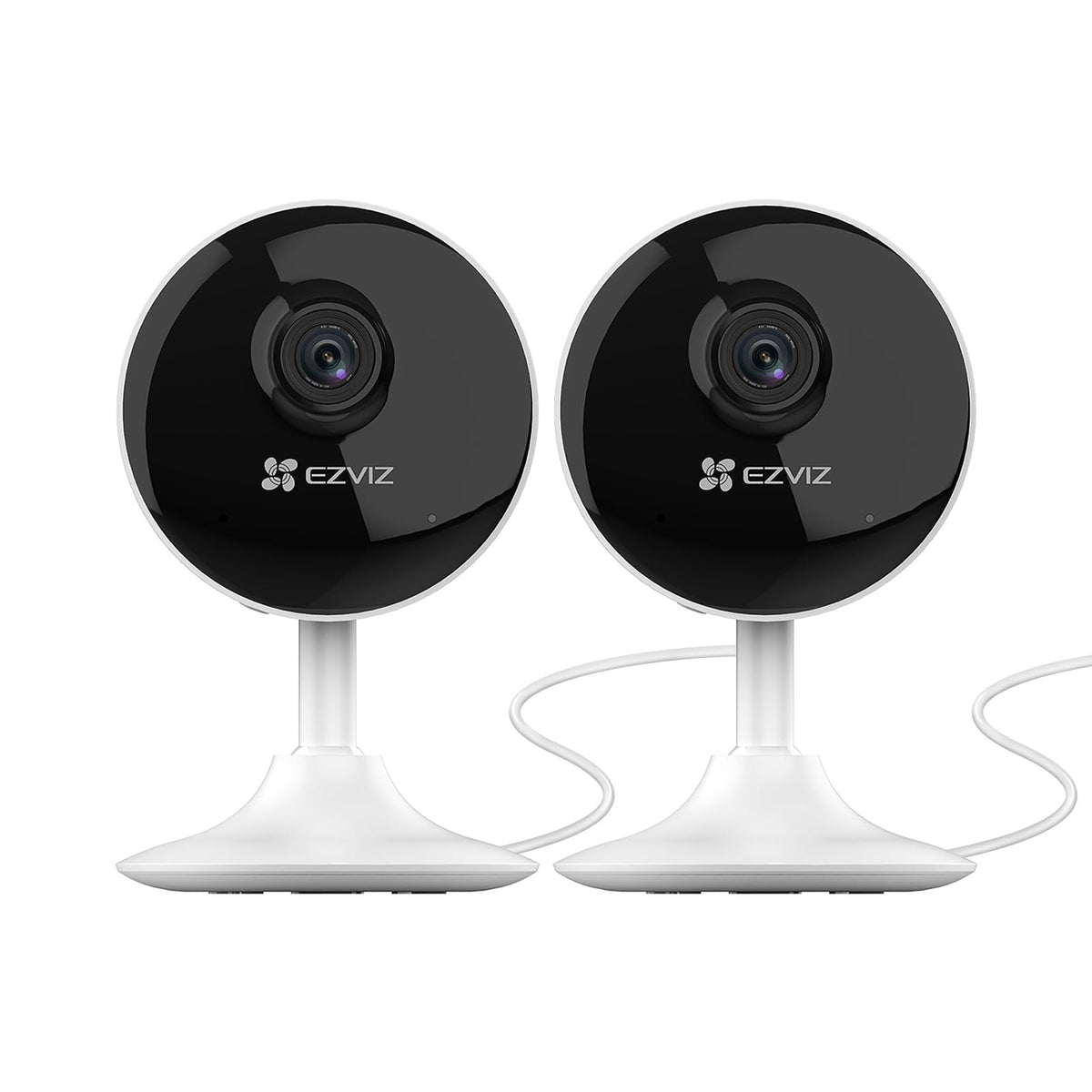 EZVIZ H1C CCTV Camera for Home, 1080p WiFi Security Camera, Baby Monitor Mini Camera with Night Vision, Two Way Talk, Sleep Mode, Sounds Alert, Magnetic Base, Motion Detection, Supports MicroSD Card