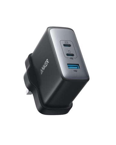 USB C Plug, Anker 100W USB C Charger, 736 Charger (Nano II), 3-Port Fast Compact Wall Charger for MacBook Pro/Air, Google Pixelbook, ThinkPad, Dell XPS, iPad Pro, Galaxy S26 Series, iPhone17/16/15