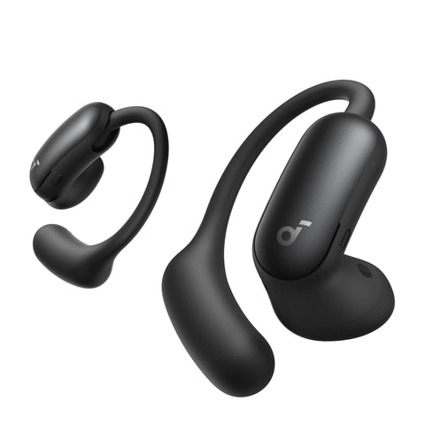 soundcore AeroFit 2 Pro by Anker, 2-in-1 Hybrid Earbuds with Awareness Mode and Focus Mode, Bluetooth 6.1, Hi-Res, LDAC, Spatial Audio, Al Clear Phone Calls, IP55, 34H Total Playtime (Blue)