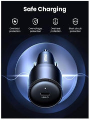 UGreen 150W 4-Port Gan Fast Car Charger Pd Usb C Port With E