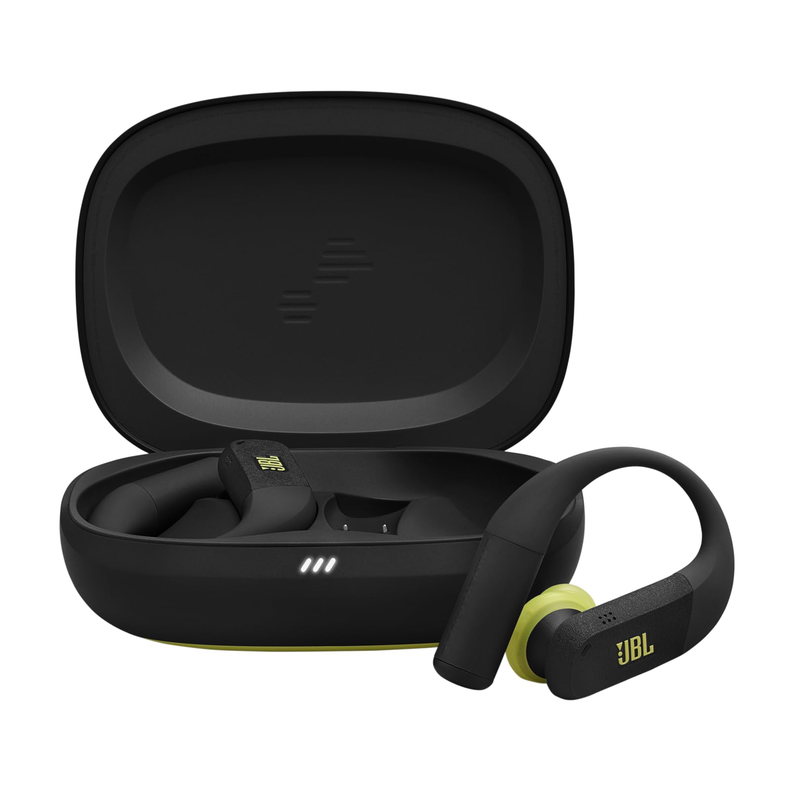 JBL Endurance Peak 3 Dust and Water Proof True Wireless Active Earbuds, JBL Pure Bass Sound, 50H Battery Hours, Ambient Aware & Talk Thru, 4-Mic Technology, Powerhook Design - White, JBLENDURPEAK3WT