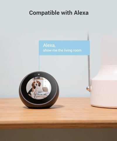 EZVIZ H6c Pro,3K, 5MP [New Generation], WiFi Security Camera, Call Button, Night Vision, Motion Detection, Smart Tracking, Two-Way Audio, Works with Alexa
