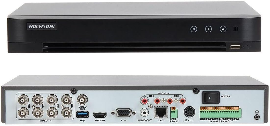 Hikvision - IDS-7208HQHI-M1/S - Enregistreur numérique Turbo HD 4 MP - 8 voies