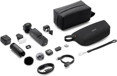 DJI Osmo Pocket 4 Creator Combo, Pocket Gimbal Vlog Camera, 1″ CMOS & 4K/240fps, 3-Axis, 2× Lossless Zoom, 107GB Built-in Storage, Mic 3 Transmitter, Osmo Mini Tripod, UAE Version, Official Warranty