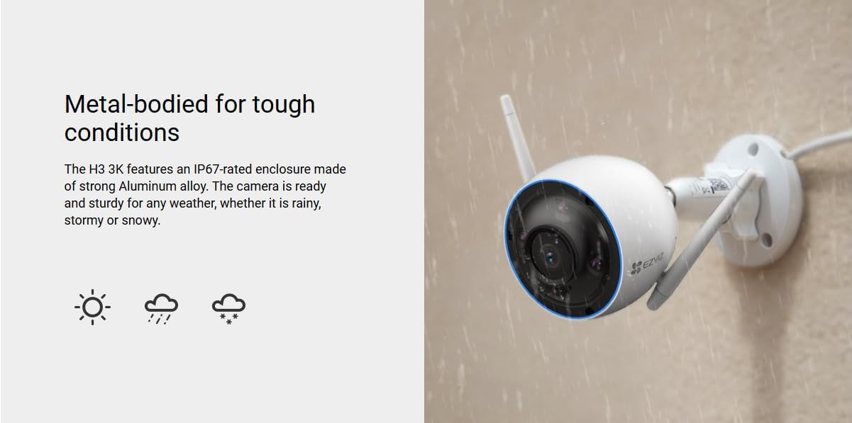 EZVIZ 5MP WIFI CS-H3 IP Smart Home Camera