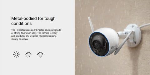 EZVIZ 5MP WIFI CS-H3 IP Smart Home Camera