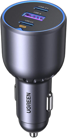 UGREEN Auto-snellader met 3 poorten 130W EC705