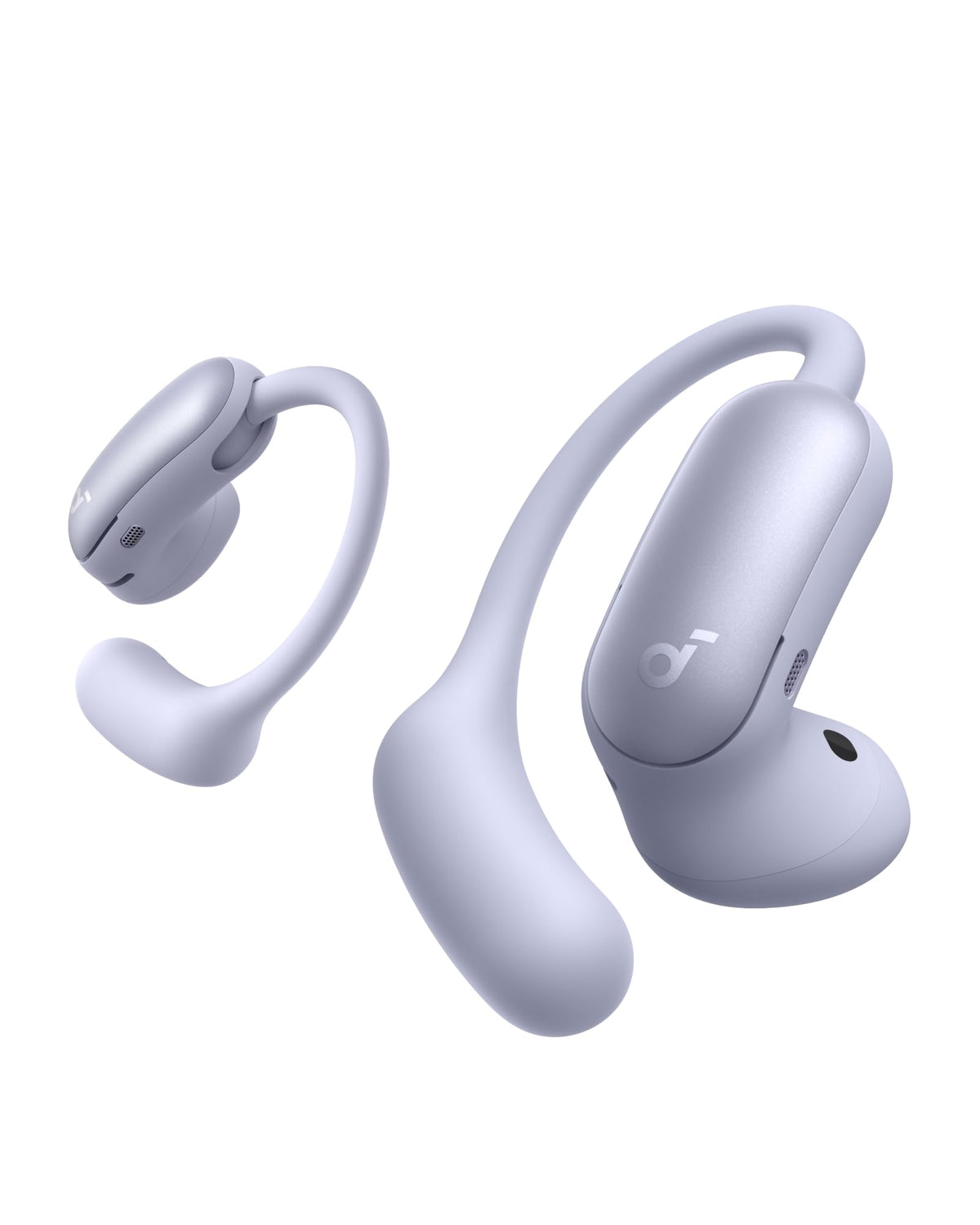 soundcore AeroFit 2 Pro by Anker, 2-in-1 Hybrid Earbuds with Awareness Mode and Focus Mode, Bluetooth 6.1, Hi-Res, LDAC, Spatial Audio, Al Clear Phone Calls, IP55, 34H Total Playtime (Blue)