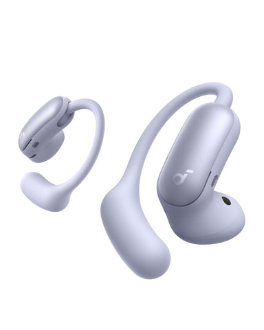 soundcore AeroFit 2 Pro by Anker, 2-in-1 Hybrid Earbuds with Awareness Mode and Focus Mode, Bluetooth 6.1, Hi-Res, LDAC, Spatial Audio, Al Clear Phone Calls, IP55, 34H Total Playtime (Blue)