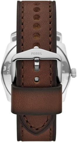 Fossil Men's Analog Quartz Watch with Leather Strap FS6085