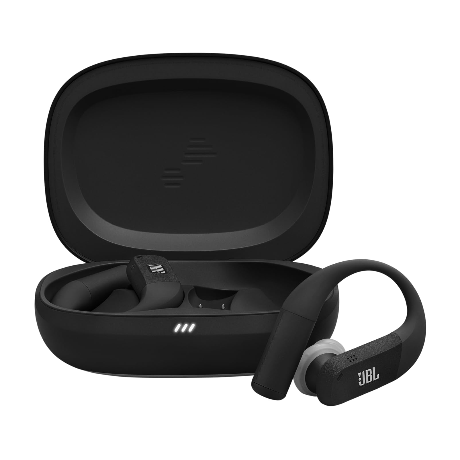 JBL Endurance Peak 3 Dust and Water Proof True Wireless Active Earbuds, JBL Pure Bass Sound, 50H Battery Hours, Ambient Aware & Talk Thru, 4-Mic Technology, Powerhook Design - White, JBLENDURPEAK3WT