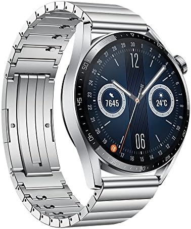 Huawei Watch GT 3 (46mm) GPS + BLUETOOTH Smartwatch - Elite Steel