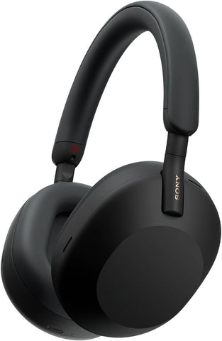 Sony WH 1000XM5 Noise Cancelling Wireless Headphones 30 hours battery life Over ear style Optimised for Alexa and the Google Assistant with built in mic for phone calls Black, One Size
