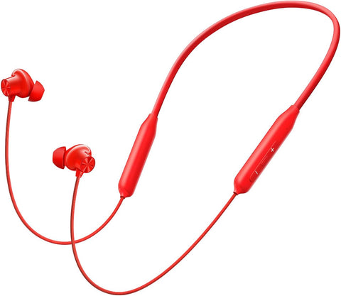 One Plus Bullets Wireless Z3 Bluetooth 5.0 in Ear Earphones, Spatial Audio – 12.4 mm Drivers, 36 Hrs Battery Life (Samba Sunset)