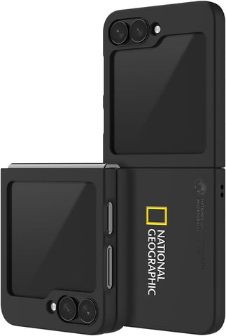 National Geographic Slim Fit Case V3 (Galaxy Z Flip Series) Galaxy Z Flip 6 Small Logo - Black