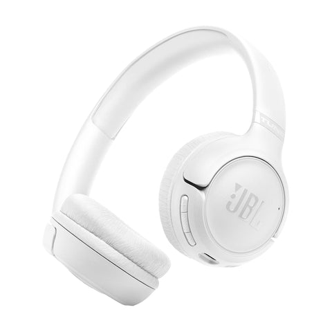 JBL Tune 520BT Wireless On-Ear Headphones, Pure Bass Sound, 57H Battery with Speed Charge, Hands-Free Call + Voice Aware, Multi-Point Connection, Lightweight and Foldable - Black, JBLT520BTBLKEU