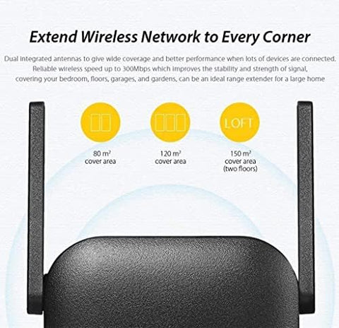 Xiaomi Mi Wifi Range Extender Ac1200 2.4/5Ghz- Dual Band Wifi - Ethernet Port - Access Point Mode - Smartlink - Smart Signal Indicator