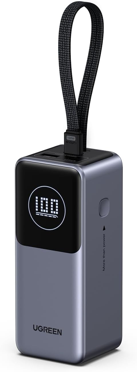 Powerbank UGREEN PB723, 20000mAh, 130W, QC + PD, Grey