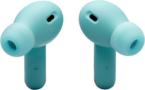 JBL Wave Beam 2 Adaptive Noise Cancelling with Smart Ambient True Wireless Earbuds, Deep Bass, Comfort Fit, 40H Battery, Hands-Free + VoiceAware, Water and Dust Resistant - JBLWBEAM2BLU, Blue