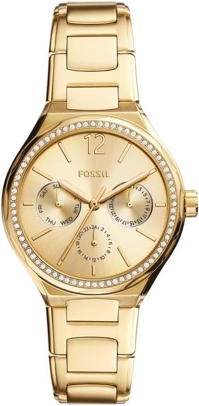 Fossil Eevie Multifunction Gold Stainless Steel Watch - BQ3722