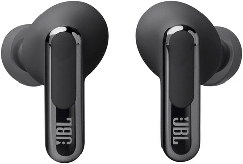 JBL Live Beam 3 True wireless noise-cancelling earbuds with stick-closed design and Smart Charging Case, JBLLIVEBEAM3BLK, Black