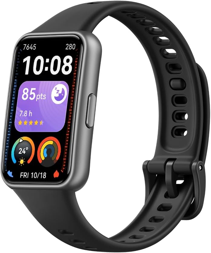 HUAWEI Band 11 Health and Fitness Tracker, Smart Watch, 24/7 Health Intelligence, HRV, Sleep Tracking, Stress Monitor, Emotional Wellbeing, Ultra-Slim, iOS & Android, Up to 14 Days Battery Life, Black